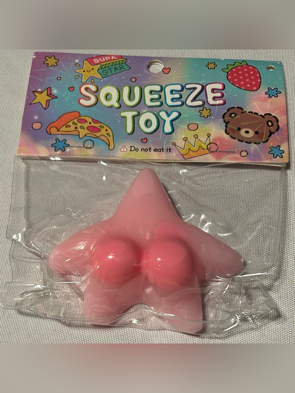 Squeeze Pink Star Sensory Squeeze Toy by Squeeze